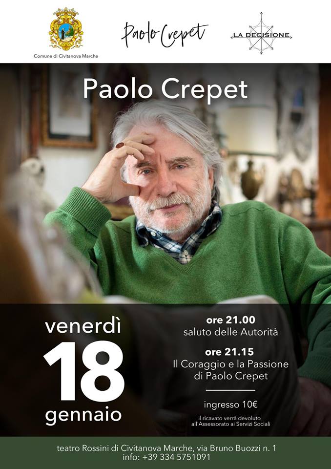 Paolo Crepet a Civitanova Marche: Seminario Il Coraggio e la Passione