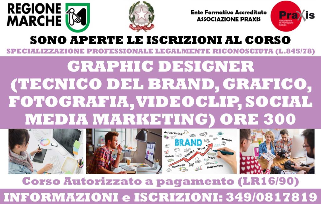 Corsi Graphic Designer legalmente riconosciuti