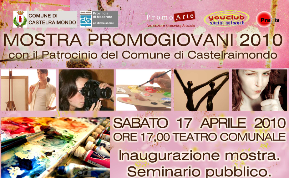 Progetto Promogiovani 2010 – Inaugurazione mostra e workshop