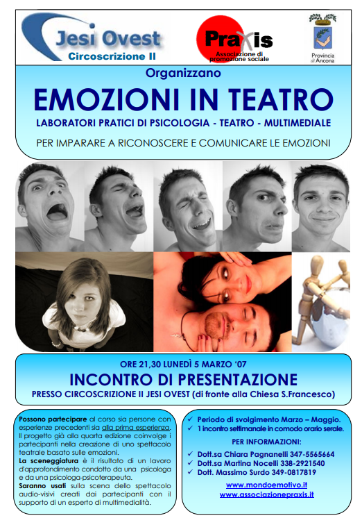 Progetto EMOZIONI IN TEATRO