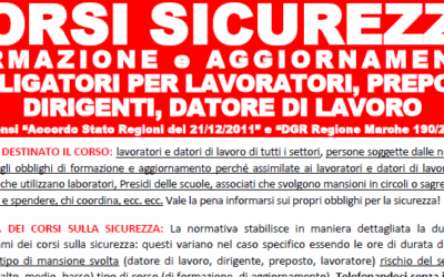 Corsi Sicurezza Luoghi di Lavoro (D.LGS 81/2008)