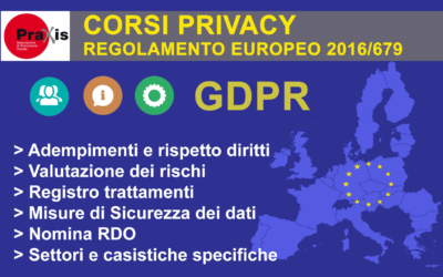 Corsi Privacy GDPR Regolamento Europeo 2016/679