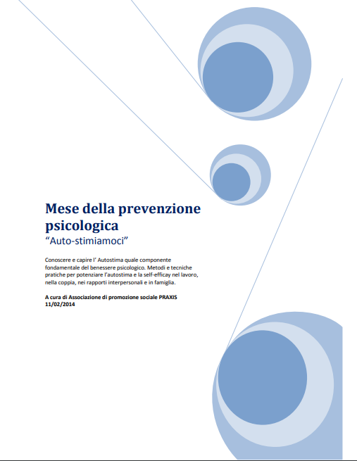 MESE DELLA PREVENZIONE PRAXIS ASCOLI PICENO 2014 ANNO 12° – AUTOSTIMIAMOCI