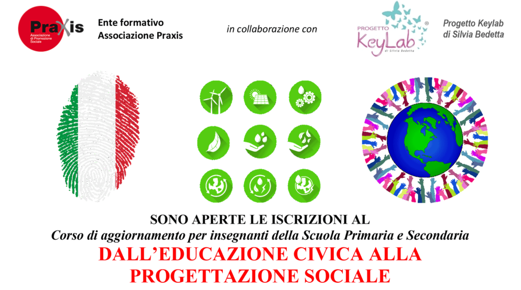 CORSO INSEGNANTI DALL EDUCAZIONE-CIVICA ALLA PROGETTAZIONE SOCIALE