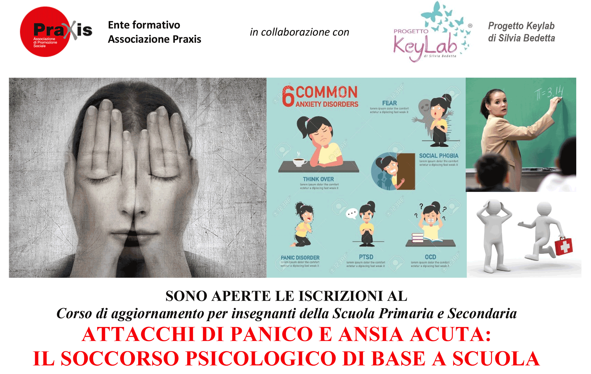 CORSO PER INSEGNANTI DI PRIMO SOCCORSO PSICOLOGICO A SCUOLA